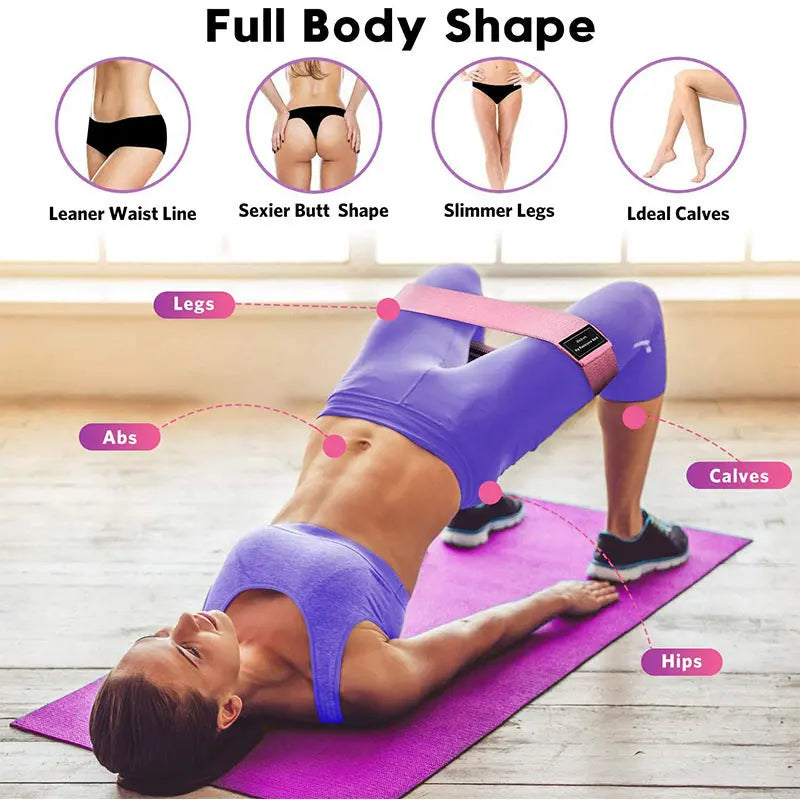 BootyFlex™ Resistance Bands – Träningsband för Ben & Glutes Hemviro