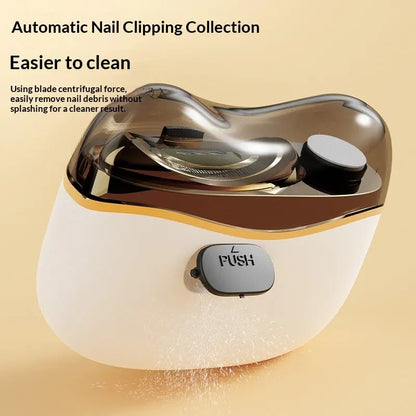 Quiet Portable Electric Nail Clipper - Cordless Rechargeable Nail Trimmer for Home Use, Safe No-Pinch Design for Fingernails and Toenails Hemviro