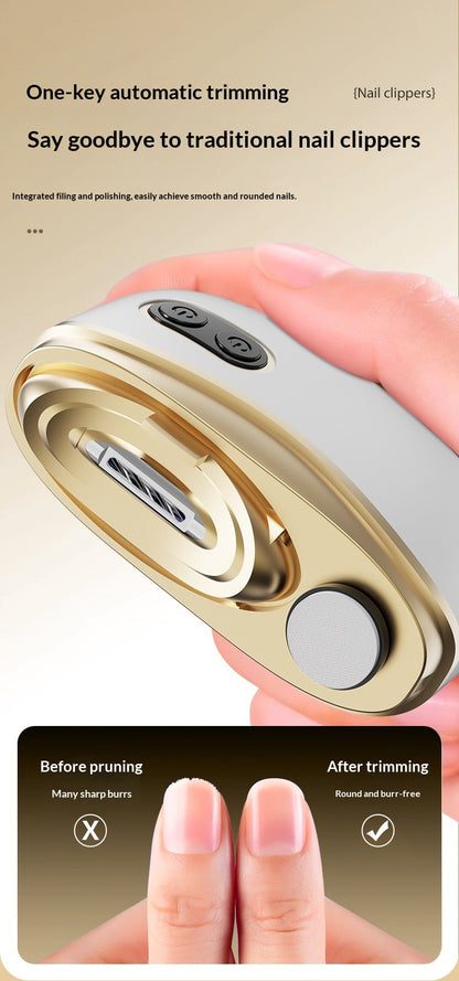 SmartClip™ – Elektrischer Nagelknipser mit automatischer Nagelfeile
