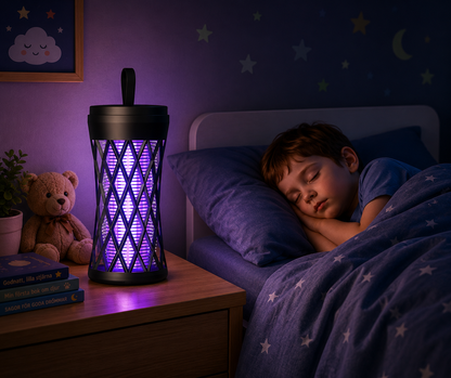 MosquitoGuard™ – Rechargeable Mosquito Lamp with Electric Insect Trap