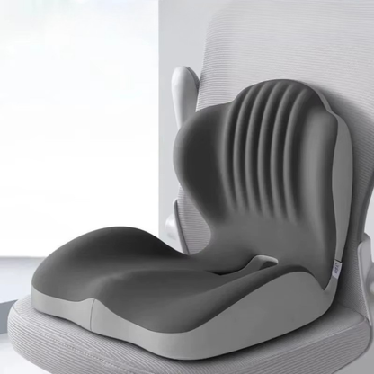 Ergonomisches Sitzkissen mit Rückenlehne – Memory Foam für bessere Haltung