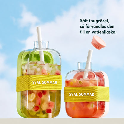 IceBottle™ – Vattenflaska med Inbyggd Isbitsform