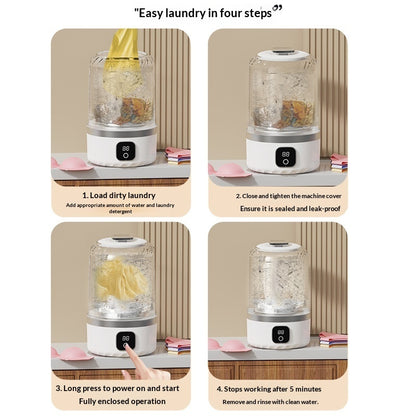 WashGo™ – Tragbare kabellose Miniwaschmaschine