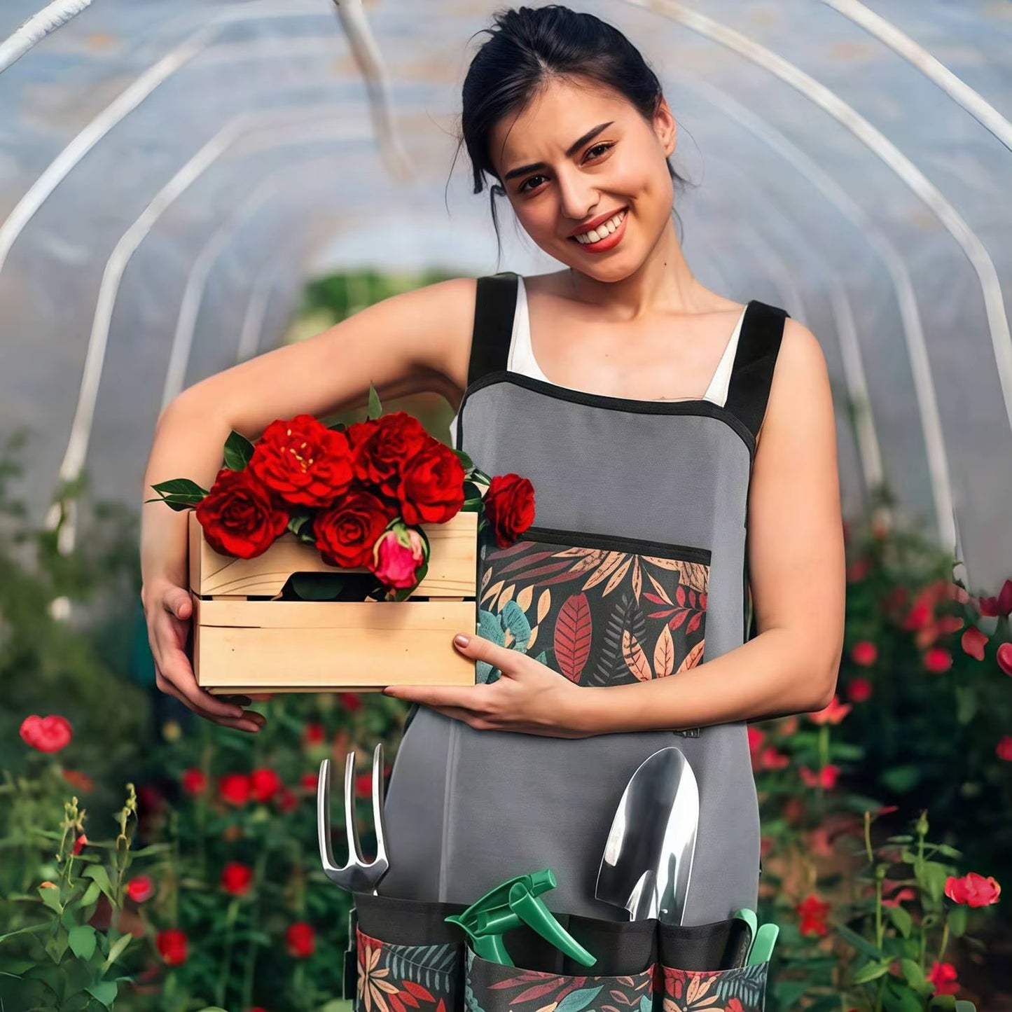 GardenPro™ – Gartenschürze mit Werkzeugtaschen