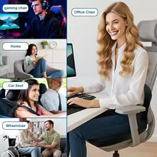 Ergonomisches Sitzkissen mit Rückenlehne – Memory Foam für bessere Haltung