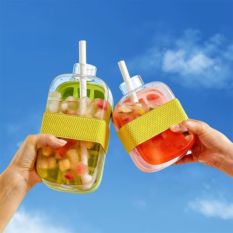 IceBottle™ – Vattenflaska med Inbyggd Isbitsform