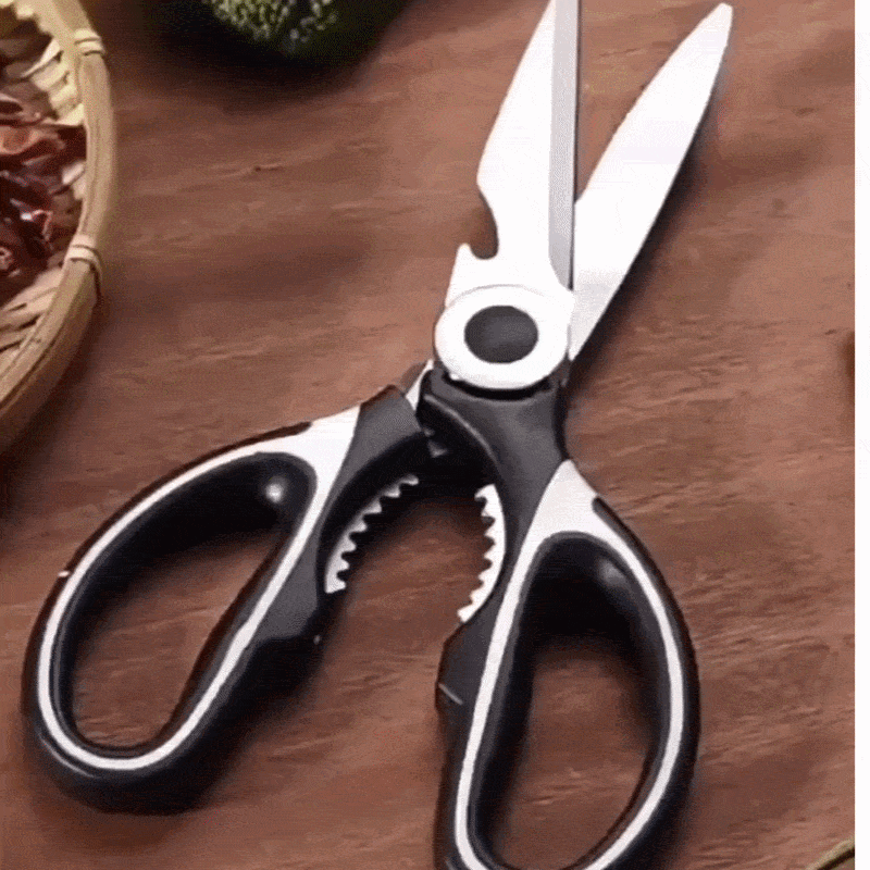 Ultimate Stainless Steel Kitchen Scissors – Extra Sharp, Robust & Multifunctional